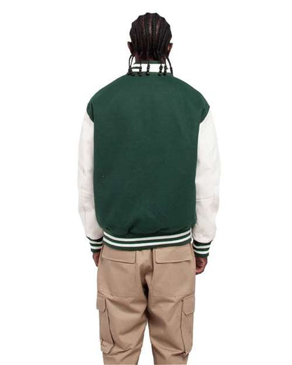 Shaka Wear Unisex Letterman Jacket SHLLJ