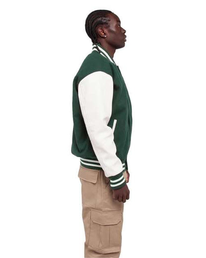 Shaka Wear Unisex Letterman Jacket SHLLJ