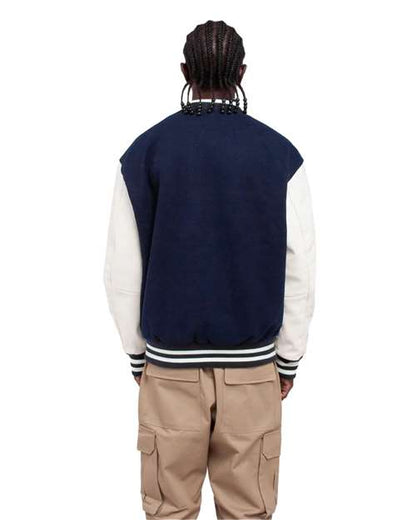Shaka Wear Unisex Letterman Jacket SHLLJ
