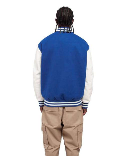 Shaka Wear Unisex Letterman Jacket SHLLJ