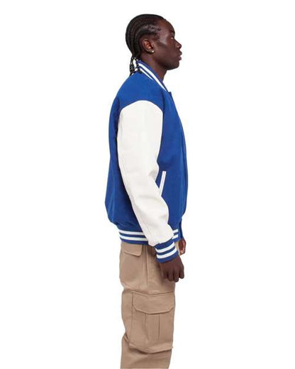 Shaka Wear Unisex Letterman Jacket SHLLJ