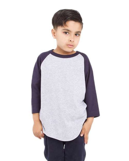 Shaka Wear Youth Three-Quarter Sleeve Raglan SHRAGY