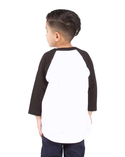 Shaka Wear Youth Three-Quarter Sleeve Raglan SHRAGY