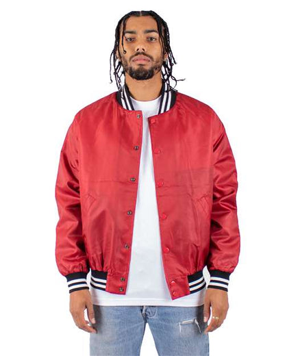 Shaka Wear Unisex Varsity Bomber Jacket SHVBJ