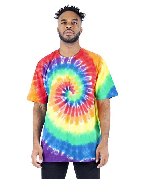 Shaka Wear Unisex Max Heavyweight Tie-Dyed Tee SHTDSS