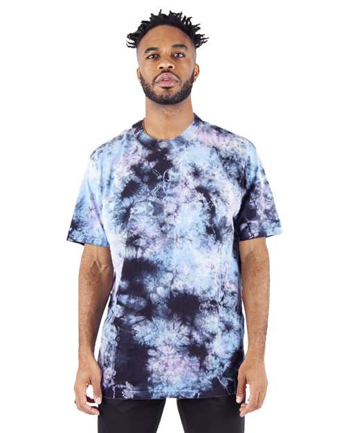 Shaka Wear Unisex Max Heavyweight Tie-Dyed T-Shirt SHTDSS