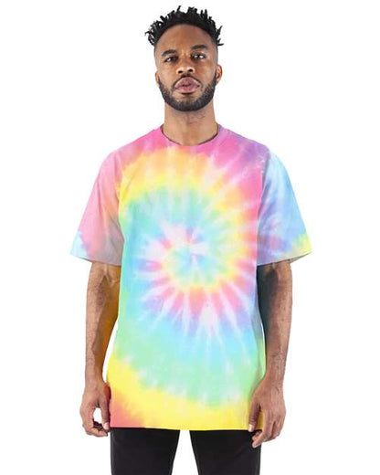 Shaka Wear Unisex Max Heavyweight Tie-Dyed T-Shirt SHTDSS