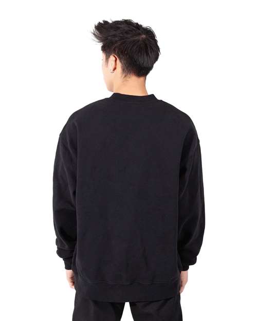 Shaka Wear Unisex Los Angeles Garment-Dyed Crewneck Sweatshirt SHGFC