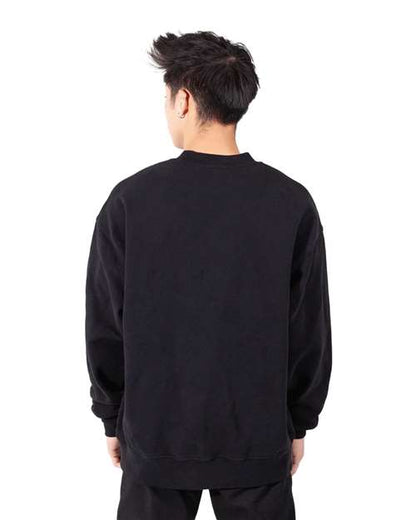 Shaka Wear Unisex Los Angeles Garment-Dyed Crewneck Sweatshirt SHGFC