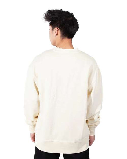 Shaka Wear Unisex Los Angeles Garment-Dyed Crewneck Sweatshirt SHGFC