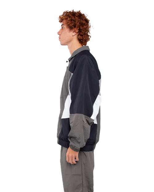 Shaka Wear Unisex Nylon Track Jacket SHNTJ