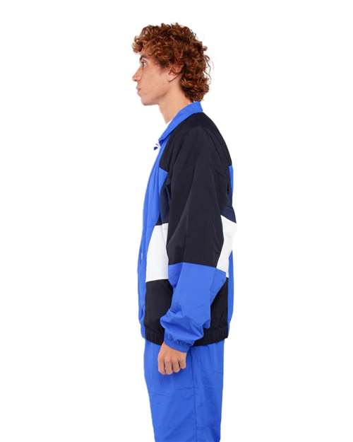 Shaka Wear Unisex Nylon Track Jacket SHNTJ