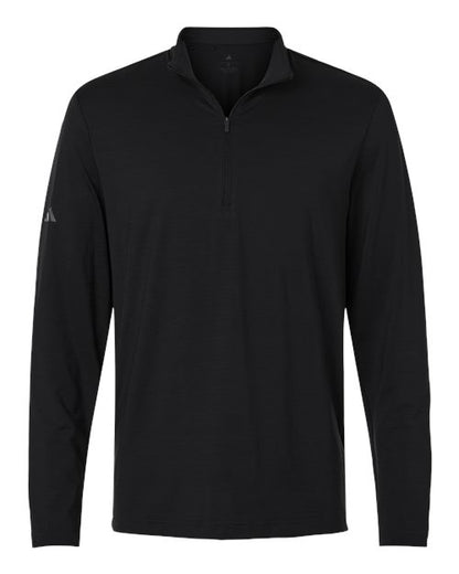 Adidas Men's Textured Stripe Quarter-Zip Pullover A708
