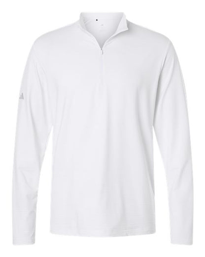 Adidas Men's Textured Stripe Quarter-Zip Pullover A708