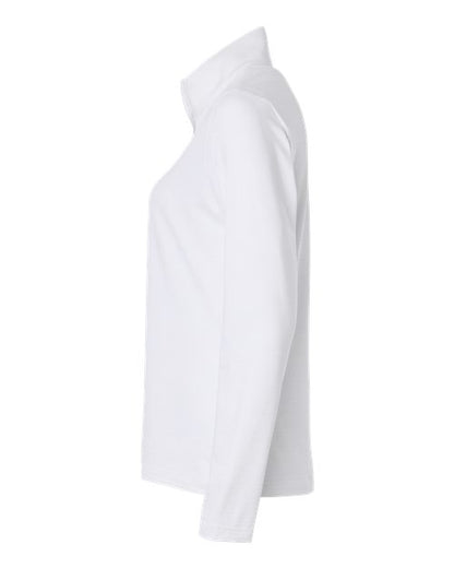 Adidas Women's Textured Stripe Quarter-Zip Pullover A709