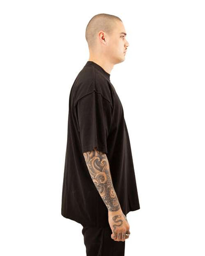 Shaka Wear Unisex Garment-Dyed Reverse T-Shirt SHGRS