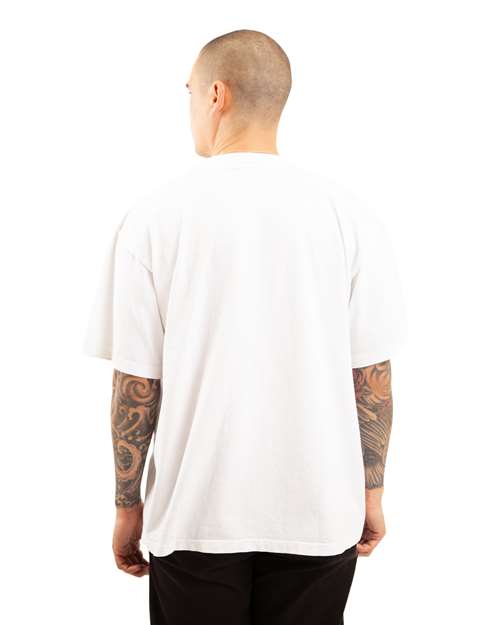Shaka Wear Unisex Garment-Dyed Reverse T-Shirt SHGRS