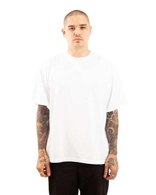 Shaka Wear Unisex Garment-Dyed Reverse T-Shirt SHGRS