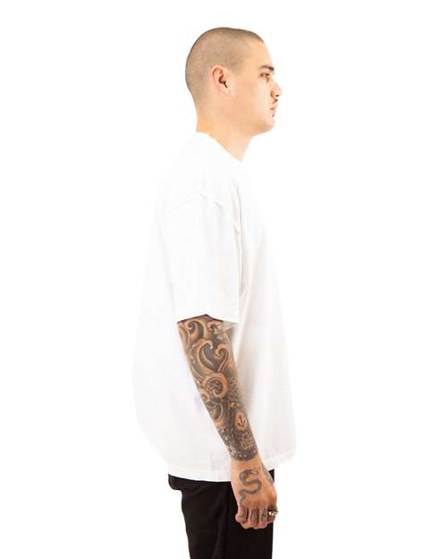 Shaka Wear Unisex Garment-Dyed Reverse T-Shirt SHGRS