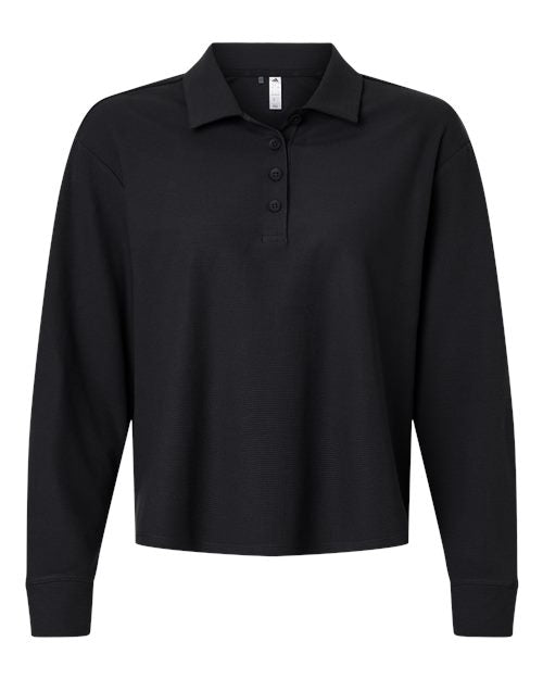 Adidas Women's Beyond Long Sleeve Loose Polo A1008