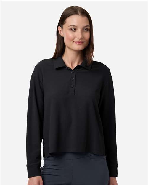 Adidas Women's Beyond Long Sleeve Loose Polo A1008