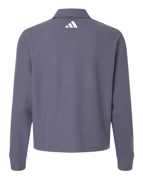 Adidas Women's Beyond Long Sleeve Loose Polo A1008