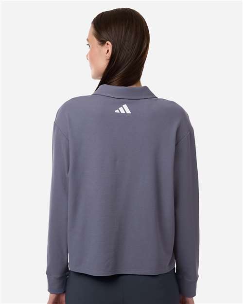 Adidas Women's Beyond Long Sleeve Loose Polo A1008