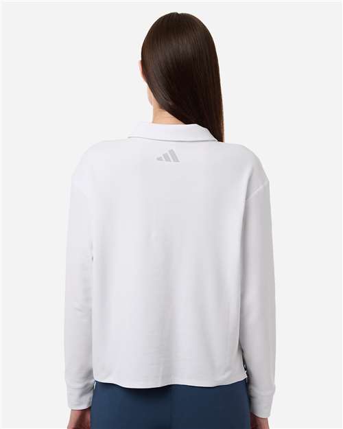 Adidas Women's Beyond Long Sleeve Loose Polo A1008
