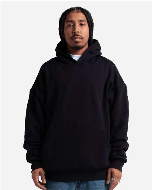Shaka Wear Unisex Garment-Dyed Double Layer Reversible Hooded Sweatshirt SHDLP