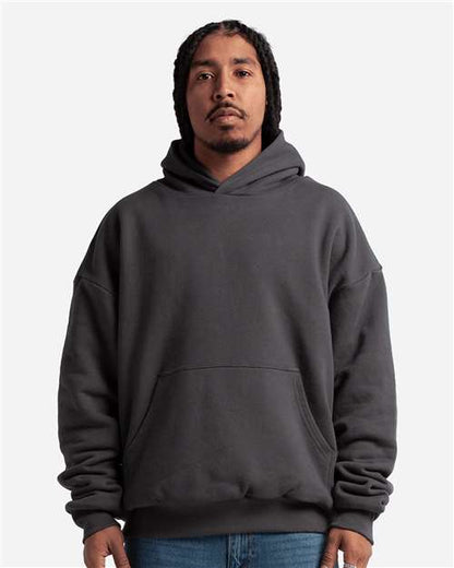 Shaka Wear Unisex Garment-Dyed Double Layer Reversible Hooded Sweatshirt SHDLP