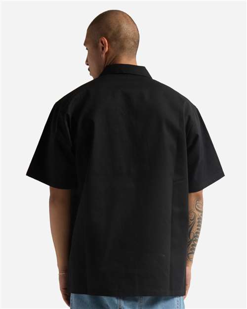 Shaka Wear Unisex Quarter-Zip Short Sleeve Work Shirt SHQZWS