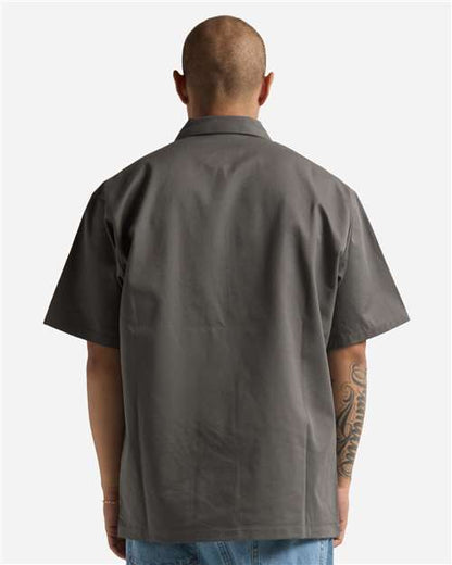Shaka Wear Unisex Quarter-Zip Short Sleeve Work Shirt SHQZWS