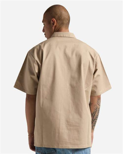 Shaka Wear Unisex Quarter-Zip Short Sleeve Work Shirt SHQZWS