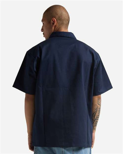 Shaka Wear Unisex Work Heavyweight Quarter-Zip Short Sleeve Shirt SHQZWS