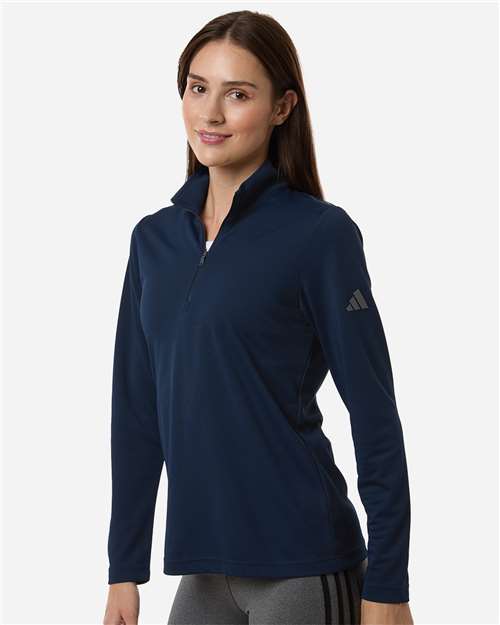 Adidas Women's Lightweight Quarter-Zip Pullover A400