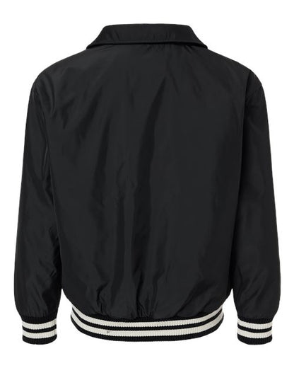 Shaka Wear Unisex Collared Varsity Jacket SHCVBJ