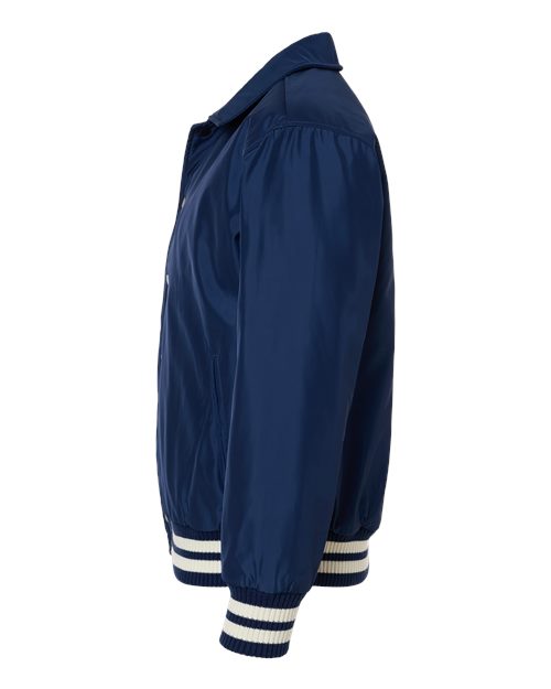 Shaka Wear Unisex Collared Varsity Jacket SHCVBJ