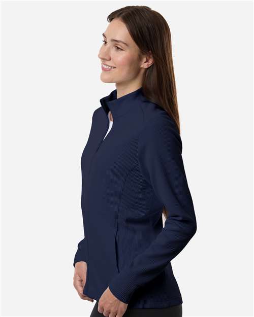 Adidas Women's Performance Textured Full-Zip Jacket A1015
