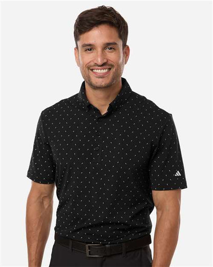 Adidas Men's Ultimate365 Micro Print Polo A2028