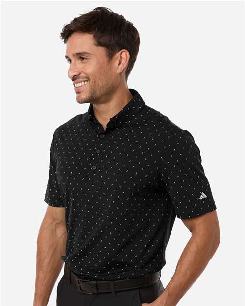 Adidas Men's Ultimate365 Micro Print Polo A2028