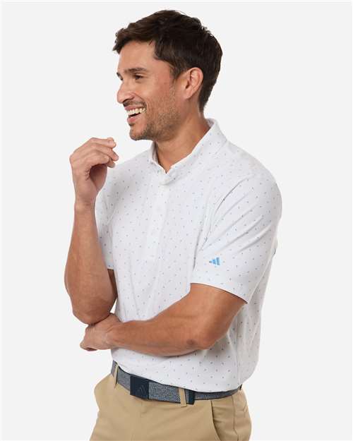 Adidas Men's Ultimate365 Micro Print Polo A2028