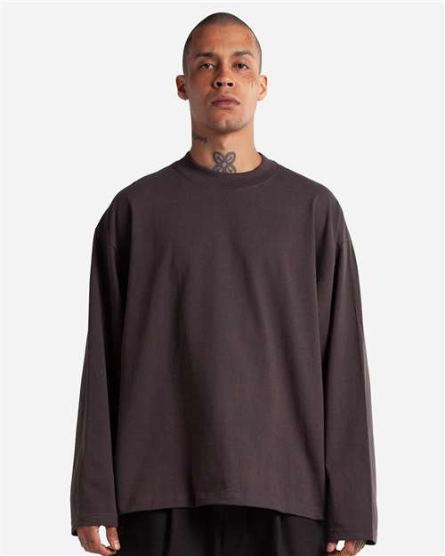 Shaka Wear Unisex Max Heavyweight Oversized Long Sleeve T-Shirt SHMOL