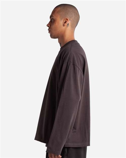 Shaka Wear Unisex Max Heavyweight Oversized Long Sleeve T-Shirt SHMOL