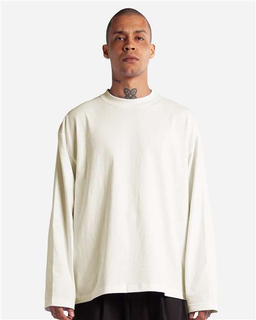 Shaka Wear Unisex Max Heavyweight Oversized Long Sleeve T-Shirt SHMOL