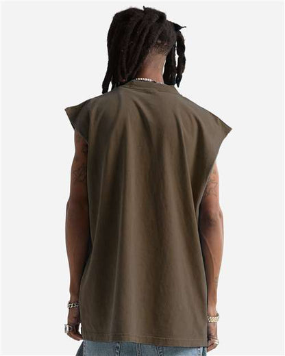 Shaka Wear Unisex Garment-Dyed Muscle Tee SHGMT