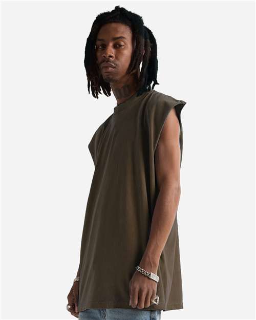 Shaka Wear Unisex Garment-Dyed Muscle Tee SHGMT