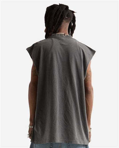 Shaka Wear Unisex Garment-Dyed Muscle Tee SHGMT