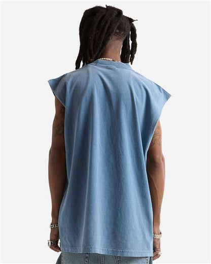 Shaka Wear Unisex Garment-Dyed Muscle Tee SHGMT