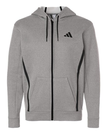 Adidas Men's Game & Go Fleece Full-Zip Hooded Sweatshirt AT208