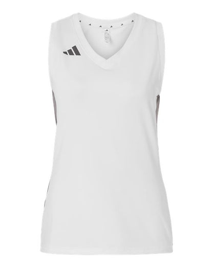 Adidas Women's Quickset V-Neck Sleeveless Jersey AT120